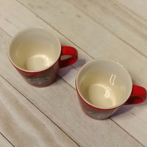 Starbucks Ceramic Espresso Cups Set Of 2 2014 - Picture 3 of 5